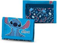 Disney Lilo en Stitch portemonnee 13 x 8 cm - Polyester - blauw