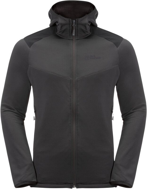 Jack Wolfskin Kolbenberg FZ - Fleece Jas Heren - Grijs - Maat L - 2023