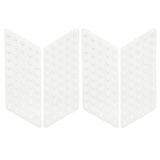 Quattroerre 18114 Tankbescherming, antislip, voor motorfiets, zijdelig, Race Grip Evo, 4 stuks