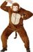 Monkey Smiffy Apenkostuum voor volwassenen - Bruin - Kastanje - Polyester - Maat M