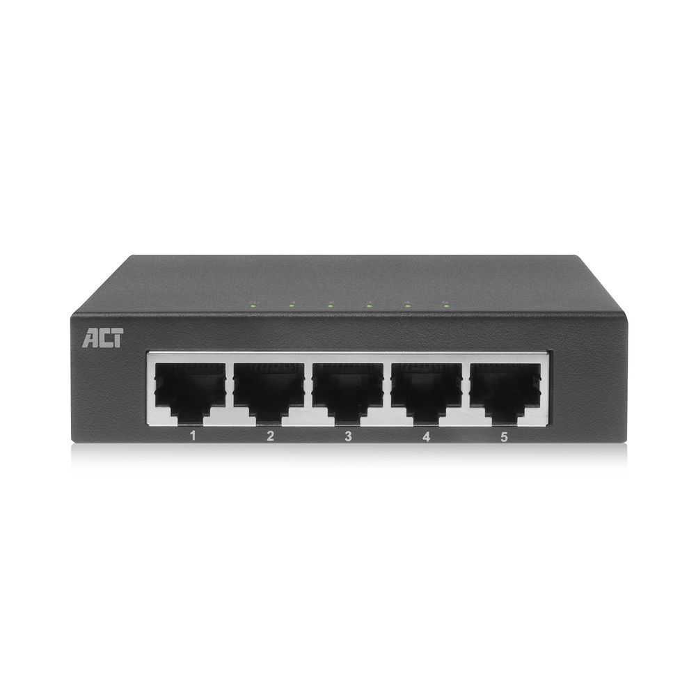 ACT AC4415 - Switch - Unmanaged - 5 x Gigabit Ethernet - Grey