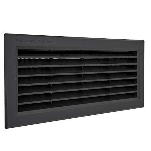 La Ventilazione P31R13N ventilatierooster rechthoekig zwart kunststof 315 x 136 mm