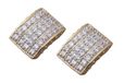 Alvina Orphelia ZO-5887-GOLD - Oorknoppen Zilver 925 - 1.3 cm - Zirkonia