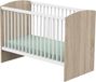 Sauthon Lit bébé, 120 x 60 cm, bois/blanc, inclus matelas, sommier réglable