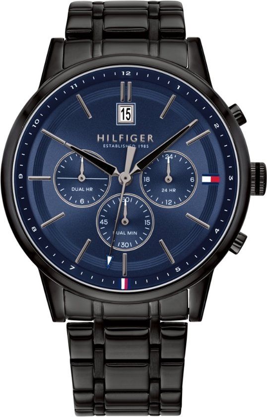 Tommy Hilfiger TH1791633 Horloge - Staal - Zwart - Ø 44 mm