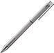 LAMY set bestaande uit 1x Twin Pen multi-pen systeem met logo 606 balpennen en vulpotlood van roestvrij staal in geborsteld en 1x echt lederen etui in zwart voor twee schrijfinstrumenten