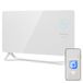 GRUNKEL - Thermozender GP-2000CT 2000 W | Digitaal paneel met wifi | 3 standen | 24-uurs programmering | regelbare thermostaat | mobiele app | glazen paneel | kinderbeveiliging