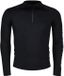 Ecoalf Nusa Rash Guard à manches longues et demi-zip noir S