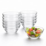Romon Dipschalen set van 10 van transparant glas, Ø 6 cm