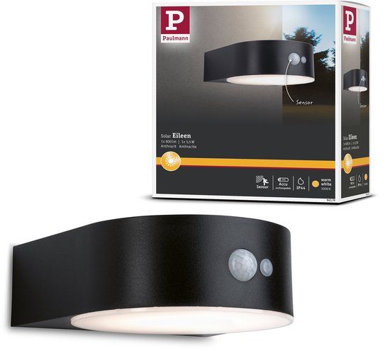 Paulmann 94570 Buitenlamp - 600 lumen - 3000K - Zwart
