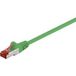 Goobay Câble réseau RJ45 CAT 6 S/FTP 0,15 m Vert