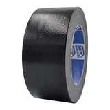 ACIT Super 50 mm x 25M, versterkt weefseltape, duct tape, Amerikaans weefseltape: reparatie, bevestiging en verpakking met hoge dichtheid (Zwart)