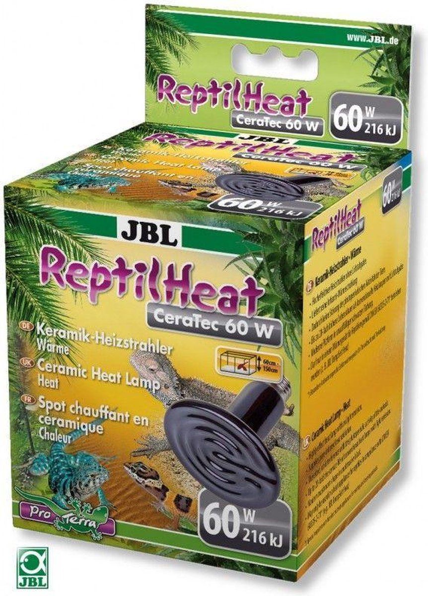 JBL Dier JBL ReptilHeat CeraTec - 60W - Zwart