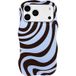 Selencia Vivid Wavy Backcover met MagSafe voor de Apple iPhone 17 Pro - Dream Swirl Chocolate