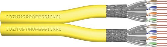 Digitus DK-1743-A-VH-D-5 netwerkkabel 500 m Cat7 S/FTP (S-STP) Geel