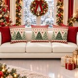 PETTI Artigiani Italiani 2 kussenslopen Kerstmis Alpin 35 x 35 cm