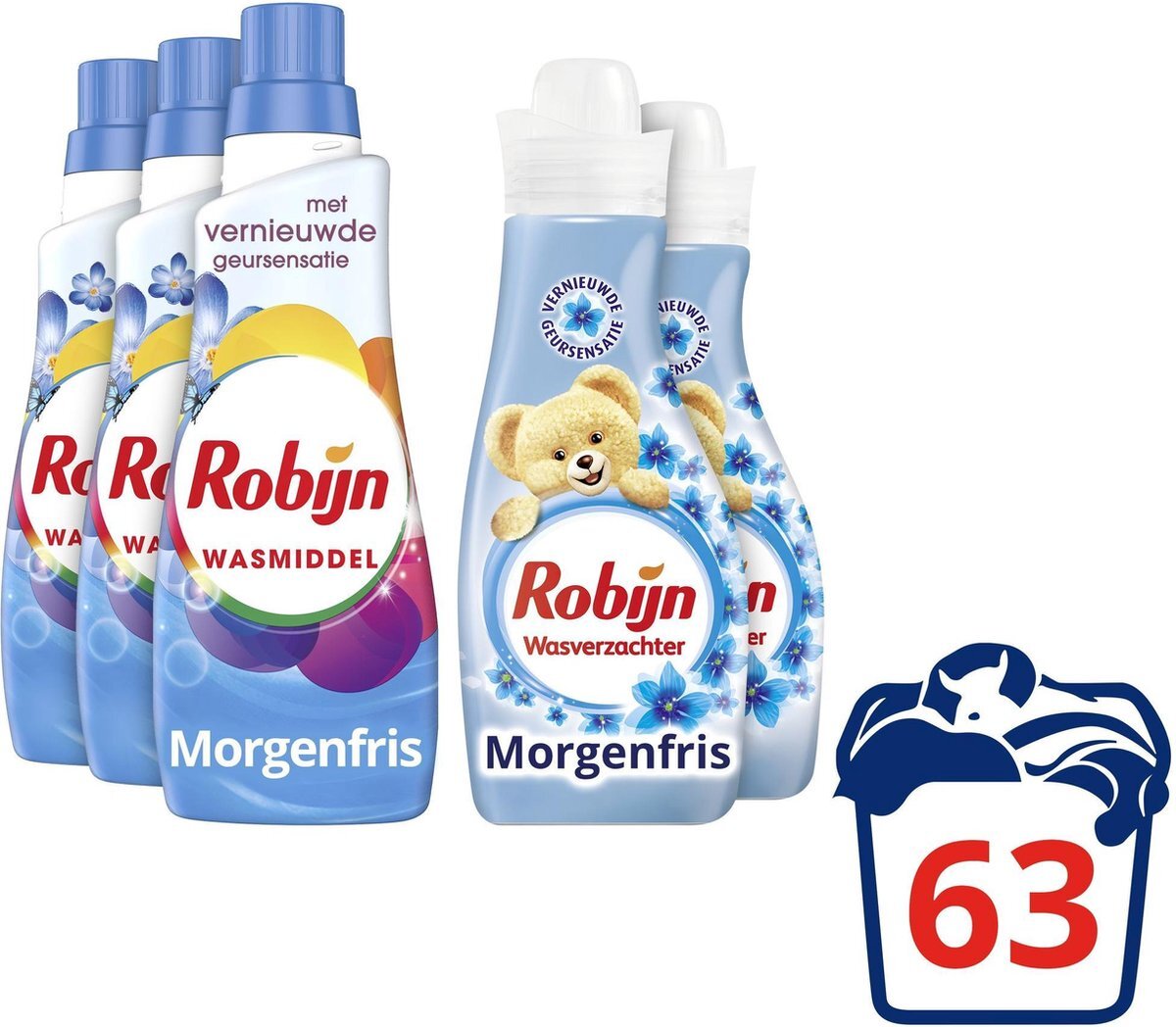 Robijn Morgenfris Perfect Match 5 stuks