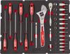Milwaukee Accessoires Milwaukee ¼˝ Gereedschapset inclusief ratel in PACKOUT™ Schuiminzetstuk - 35-delig - 4932480717