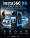 Insta360 Insta360 X6 User Guide: A Step-by-Step Guide to Camera Setup, 360° Shooting, 8K Video Recording, Editing, and Professional Filming Techniques