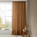 Pineapple Elephant Muscat wafel 140 x 183 cm sleuf top voile gordijnpaneel karamel