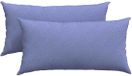 vidaXL Zitkussens 2 stuks Stof Jeans Blauw 80 x 40 cm