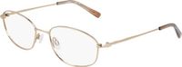 flexson Flexon W3039 710 Shiny Gold Vrouw Brilmonturen
