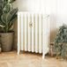 Radiateur fonte – Blanc porcelaine – 4 rangs – H 76 cm x l. 27,1 cm x P 17,5 cm