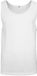 Build your Brand Jersey Big Tank BY003 - White - XXL