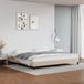 Prolenta Maison Exclusive - Cadre de lit sans matelas Cappuccino 200x200 cm similicuir