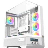 Xigmatek Boîtier Moyen Tour ATX Vision RGB avec panneaux vitrés (Blanc)