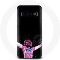 Maniacase Hoesje voor Samsung Galaxy S10 plus Formule 1 Sergio Pérez Mendoza won de race