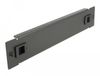 DeLOCK 66576 panneau borgne 10 pouces, 1U, noir