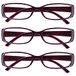 Leesbril UV Reader Leesbril Diamonte Zwart & Paars +1,50