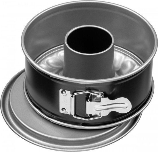 Kaiser Inspiration mini springvorm met platte en tulbandbodem 18cm Grijs Aluminium Rond