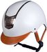 HKM sports HKM Cap Rijhelm Edinburgh Parelmoer verstelbaar maat S (53-55 cm) kleur wit (parlemoer)