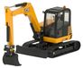 Bruder Pelle sur chenilles - Échelle 1:32 - Cabine rotative à 360° - Jaune
