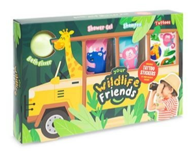 Treffina Wildlife Friends Bad Gift Set