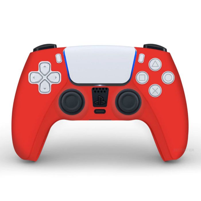 Stuff Certified Antislip Hoes / Skin voor PlayStation 5 Controller - Rood