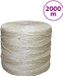 vidaXL - Touw - 3 mm - 2000 m - 100% sisal - Bruin