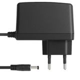 GEQUDIO Elektrische autolader voor kinderen, universele adapter voor ledstrips, verwarmingskussen, camera, router, tv-box magenta, 100-240 V, 5,5 x 2,1 mm, 5,5 x 2,5 mm