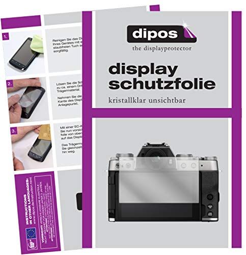 dipos I 5X beschermfolie compatibel met Fujifilm X-T200 schermfolie, helder