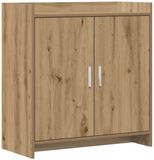 vidaXL Dressoir Artisanaal eiken 72 x 36 x 80 cm Bewerkt hout