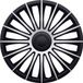 J-Tec 4-Delige Wieldoppenset Austin 14-inch Zilver/Zwart
