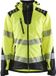BLAKLADER Blåkläder Dames Softshell jack High Vis 4791-2513 - High Vis Geel/Zwart - XXXL
