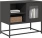 Maison Exclusive - meuble TV, noir, 68x39x60,5 cm, acier