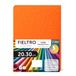 m-office Kleurrijke luiers, vilt om te knutselen, naaien en patchwork, materiaal voor scrapbooking en decoraties, set kleuren, DIY, handwerk en knutselen, 20 x 30 cm (neonoranje, 5 stuks)