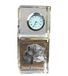 Art-Dog Ruwharige Teckel I horloge en cristal avec chien