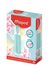 Maped – Box met 12 markeerstiften Neon Peps pastelkleuren – afgeschuinde punt – duurzame markeerstiften voor school en werk – pastelblauw.