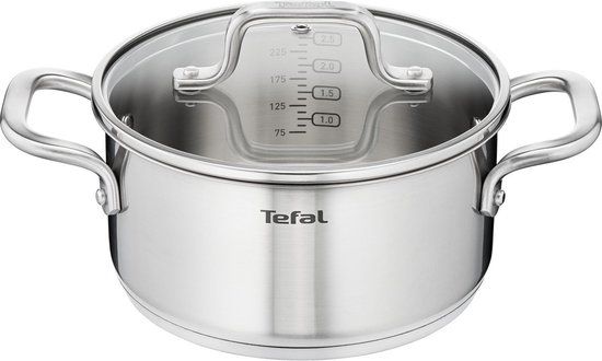 Tefal Virtuoso Kookpan - Ø 24 cm - RVS - Met Deksel