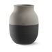 Kähler Omaggio Circulare H20 cm Anthracite Gris Vase